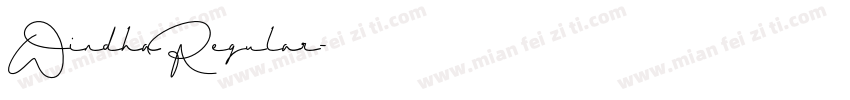 Windha Regular字体转换